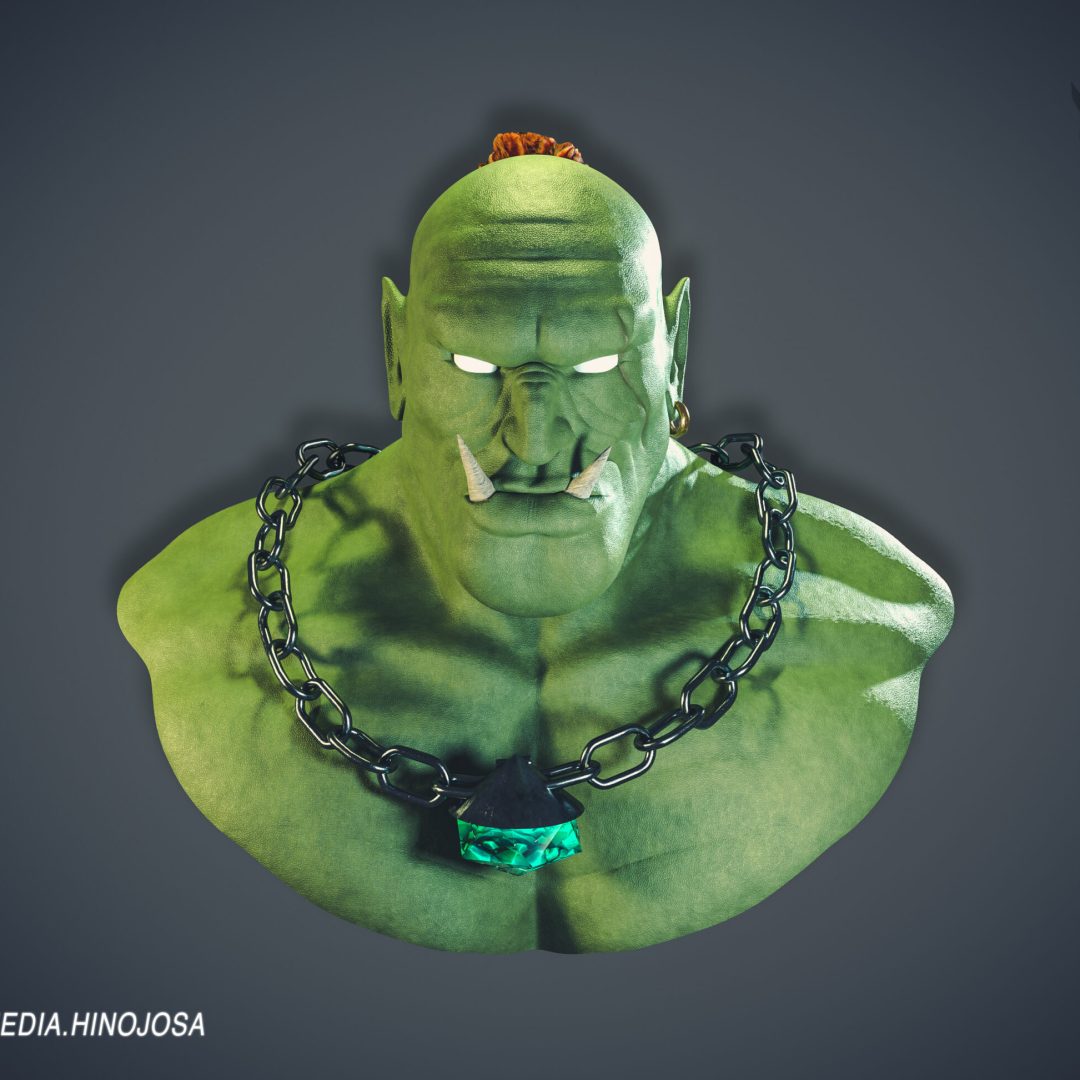 orco 3D 2 Frente orco 3D 2 Frente